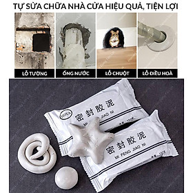 Keo Đất Sét Xi Măng Trắng 160g Chống Thấm Bịt Lỗ Điều Hoà Cách Nhiệt Vá Trám Nứt Tường Nhà Hiệu Quả