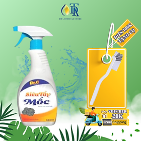Tẩy Mốc Quần Áo,Tẩy Mốc Tường,Tẩy Mốc Gioăng Cao Su Máy Giặt,Tẩy Mốc Nệm Gối Siêu Sạch,Tẩy Khe Cửa Ố Đen Dr.C 300ml
