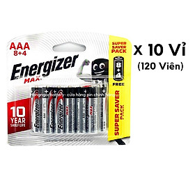 120 Viên Pin AA , Pin AAA 1,5V ENERGIZER Siêu Bền - Hàng chính hãng