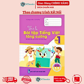 Sách - Vở ô li Bài Tập Tiếng Việt Tăng Cường Lớp 1 Tập 2 - Kết Nối