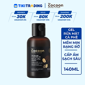 Sữa rửa mặt dạng gel rửa mặt cà phê Đắk Lắk Cocoon 140ml