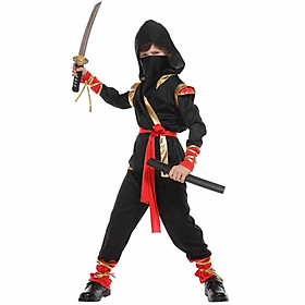 Bộ quần áo Ninja  hóa trang Halloween cho bé từ 4-12 tuổi B-0125