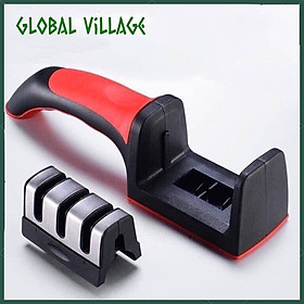 Mua Dụng cụ mài dao kéo đa năng  mài dao cầm tay 3 cấp độ có tay cầm chắc chắn tiện lợi