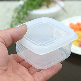 Hình ảnh Bộ 2 hộp bảo quản thực phẩm 200ml ( bộ 3 hộp ) - Hàng nội địa Nhật
