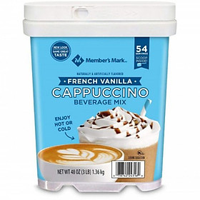 Cà phê sữa Cappuccino hòa tan Member s Mark French Vanilla Cappuccino