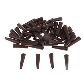 50 Pieces Carp  Tail Rubber Tubes Anti  Sleeve Tackle 20mm