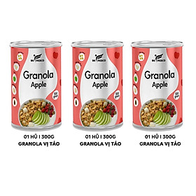 Combo 3 Hũ Ngũ Cốc Ăn Kiêng Granola Vị Bất Kì + Tặng 1 Chén Gáo Dừa Muỗng