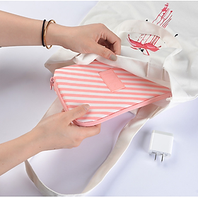 Túi đựng mỹ phẩm, phụ kiện công nghệ | Thiết kế Hàn Quốc