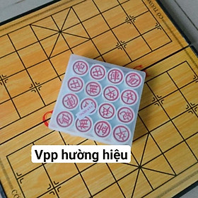 Bộ cờ tướng kèm bàn gấp nhựa 2 size