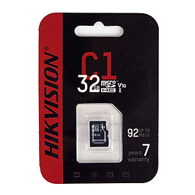 Thẻ Nhớ Hikvision 32GB 92MB/s Box Trắng Kèm Adapter chuyên dùng cho Camera HIKVISION EZVIZ KBVISION IMOU - Hàng Chính Hãng