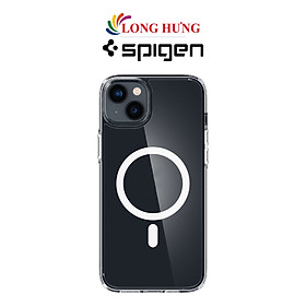 Ốp lưng chống sốc hỗ trợ sạc không dây Spigen Crystal Hybrid Magfit iP 14 Series - Hàng chính hãng