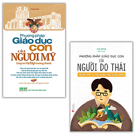 Hình ảnh Sách: Combo 2 cuốn: Phương Pháp Giáo Dục Con Của Người Do Thái (TB) + Phương Pháp Giáo Dục Con Của Người Mỹ