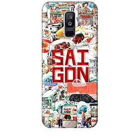 Ốp lưng dành cho điện thoại  SAMSUNG GALAXY A6P LUS 2018 Hình Sài Gòn Trong Tim Tôi - Hàng chính hãng