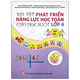 [Download Sách] Bài Tập Phát Triển Năng Lực Học Toán Lớp 4 - Tập 2 (2020)