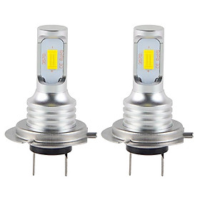 2 Pieces H7-3570 LED Headlights Bulb Kit High/Low Beam 80W 1500LM 6000K