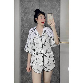 Đồ bộ đùi Pijama Lụa Maingo cực sang chảnh, vải mềm mịn, không nhăn