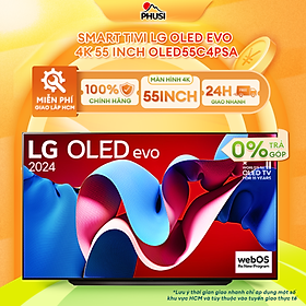 Smart Tivi OLED LG 4K 55 inch OLED55C4PSA Mới 2024 - Hàng chính hãng - Giao HCM và 1 số tỉnh thành