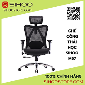 Mua SIHOO M57 - Ghế xoay văn phòng công thái học Ergonomic  Full lưới thoáng khí  Điều chỉnh thắt lưng bảo vệ cột sống