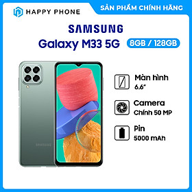 Điện thoại Samsung Galaxy M33 5G (8GB/128GB) – Hàng Chính Hãng – Đã kích hoạt bảo hành điện tử