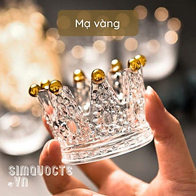 Mua Chân nến thuỷ tinh hình vương miện