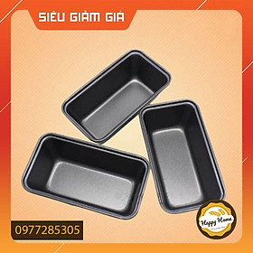 Khuôn nướng bánh mì nhỏ chống dính hình chữ nhật 6 INCH