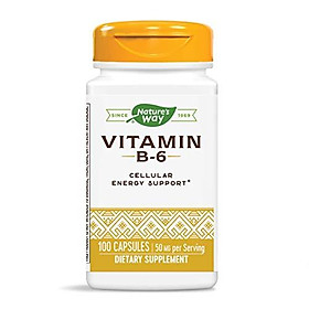 Nature's Way Vitamin B-6, 50 mg per serving