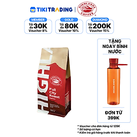 [ ĐƠN 399K TẶNG 1 BÌNH NƯỚC HIGHLANDS] Cà Phê Hạt Full City Roast Highlands Coffee 200g