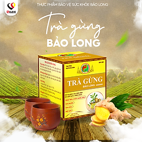 Trà Gừng Thực Phẩm Bảo Vệ Tăng Cường Sức Khỏe - Bảo Long - Hàng Chính Hãng