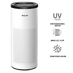 Mua Máy lọc không khí RULAX diệt khuẩn UV  màn hình cảm biến thông minh (TẶNG MÁY ĐO HUYẾT ÁP)