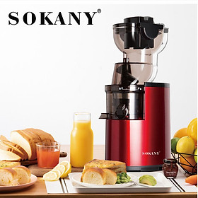 Mua Máy ép chậm SOKANY ép kiệt nước hoa quả  máy làm kem lạnh công suất cực lớn 300W - SK25R  - HÀNG CHÍNH HÃNG - DELIYA