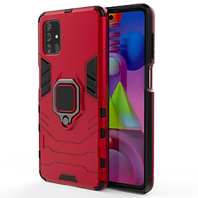 Ốp lưng SamSung Galaxy M51 iron man chống sốc kèm iring