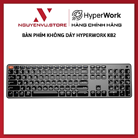 Mua Bàn phím Không Dây HyperWork KB2 (Bluetooth) - Hàng Chính Hãng