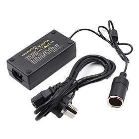 Mua Bộ đổi 220V sang 12V  chuyển đổi nguồn điện máy hút bụi ô tô tặng kèm chấu 3 chân sang 2 chân
