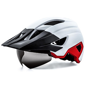 Mũ bảo hiểm xe đạp trên đường Mũ bảo hiểm Mũ bảo hiểm Mũ bảo hiểm với côn trùng có thể tháo rời tấm che Color: 07
