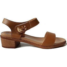 Giày Sandal Cao Gót BIGGBEN Da Bò Thật SDCG44