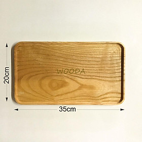 Mua Bộ Khay Gỗ Tần Bì Hình Chữ Nhật Nhiều Kích Thước