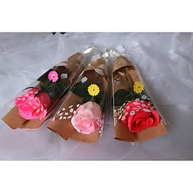 3 Bó hồng giấy nhỏ