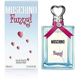 Dầu Thơm Moschino I Love Eau De Toilette Spray For Women, 3.4 Fluid Ounce