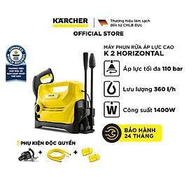 Máy Phun Rửa Áp Lực Cao Karcher K2 Horizontal