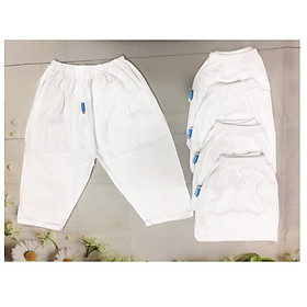 COMBO 5 QUẦN DÀI TRẮNG CHO BÉ 