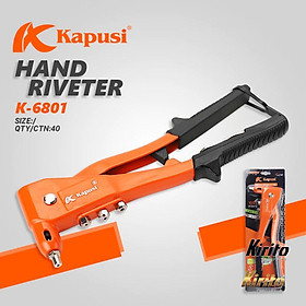 Kìm Rút Đinh Tán Cộng Lực Kapusi K6801 – Tay Cầm Dài, Hợp Kim Chống Gỉ, Dễ Sử Dụng | Dụng Cụ Rút Rive Nhôm – Inox