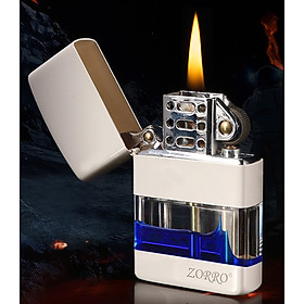 Mua Vỏ Hột Quẹt Bật Lửa Xăng Đá Zorro Z690 Thiết Kế Lộ Thiên - Giao Màu Ngẫu Nhiên