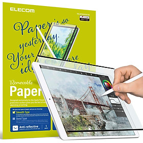 Miếng dán màn hình Dán màn hình iPad Air 2020/Pro 2020, loại trơn ELECOM TB-APS109-W size 10.9 - Hàng chính hãng