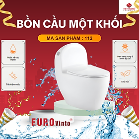 Mua BỒN CẦU MỘT KHÔI EUROVINTO CAO CẤP MÃ 112
