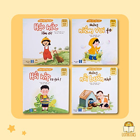 Set 4 Cuốn Cảm Xúc Của Con 2 Cuốn Thơ - 2 Cuốn Truyện Kể - Sách Đọc To Cho