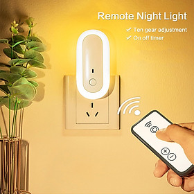 Đèn Ngủ Thông Minh - Đèn Ngủ Có Remote Điều Khiển Từ Xa