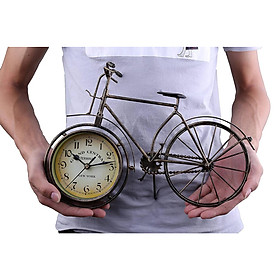 ĐỒNG HỒ SẮT TRANG TRÍ ĐỂ BÀN - XE ĐẠP (BICYCLE VINTAGE CLOCK)