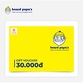 Phiếu Quà Tặng Beard Papa's 30K 