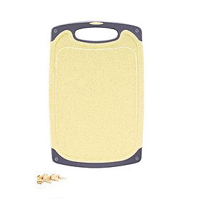 Kitchen Cutting Board Natural Wheat Straw Non-slip Vegetables Fruit Chopping Board Dishwasher Safe
