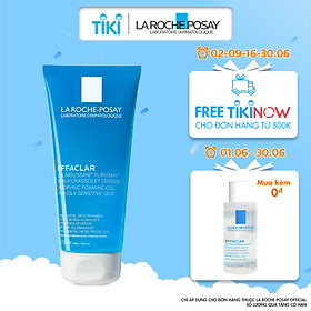 Gel rửa mặt tạo bọt làm sạch & giảm nhờn cho da dầu nhạy cảm La Roche-Posay Effaclar Purifying Foaming Gel (200ml)